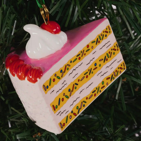 Cake Slice Ornament