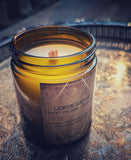 Vintage Wooden Wick Candle – Art Deco 1920s Inspired Scented Candle Gift