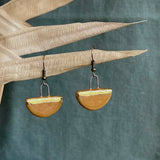 Ceramic Half-Dipped Earrings