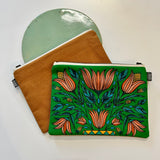 Botanical Zipper Pouch