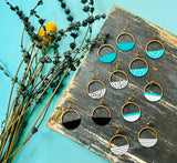 Dear Darlington Crescent Hoop Shoreline Earrings