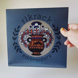 Vase Rikrack Embroidery Kits