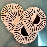 Tramake Stoneware Coasters