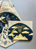 Moonlit Large Zipper Pouch