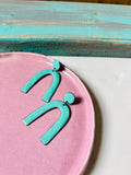 Arc Enamel Earrings