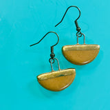 Ceramic Half-Dipped Earrings