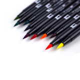 Dual Brush Pen Art Markers: Retro - 10-Pack