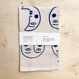 Moon tea towel