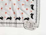 Leaping Bunny Illustrated Cotton Bandana