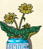 Montucky Beer Can Print
