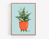 For the Sunshine - potted plant wall art