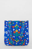 Quilted Tote, Blue Scandinavian Floral