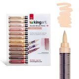 PRO Acrylic Paint Brush Pens - 12 Portrait Colors