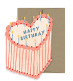 Heart Cake Birthday Collection - Die Cut Card
