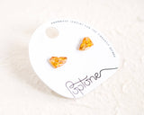 Yellow Cheese Wedge Handmade Cheesy Wisconsin Earrings