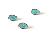 Smiley Cloud Enamel Pin
