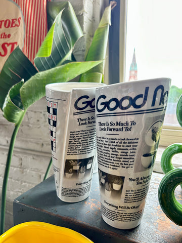 Newspaper Vase