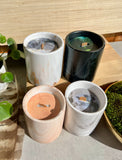 Biophilia: White Marble + Pure Fresh Air Scented Candle