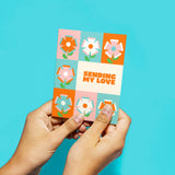 Sending My Love Flowers Greeting Card