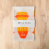 Hot dog french fry tea towel