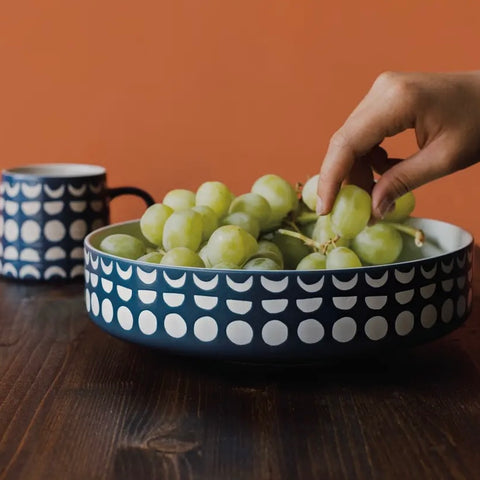 Ink Imprint Serving Bowl