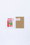 Flower Pitcher mini Risograph