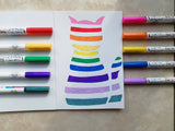 Pintar 14 Pack Fine Point Acrylic Paint Pens with  0.7mm Tip