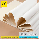 MEEDEN 9x12'' Canvas Paper Pad, 20 Sheets, Triple Primed