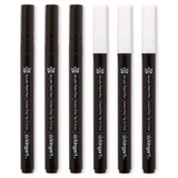 PRO Acrylic Paint Pens Extra Fine - Black & White 6 pc