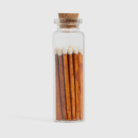 Cinnamon Matches in Corked Glass Vial