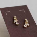 Fairy Wing Petal Stud Earrings