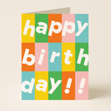 Birthday Grid Greeting Card