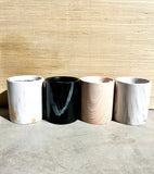 Biophilia: White Marble + Pure Fresh Air Scented Candle