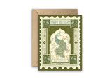 Peacock Stamp – Indian-Inspired Birthday Card