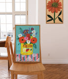Art Print - Fiesta Flowers
