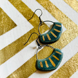 Ocean View Striped Earrings