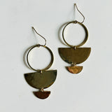 Mind’s Eye Double Half Moon Earrings