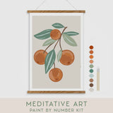 Citrus Meditative Art Paint By Number Kit