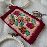 Strawberries Keyring Wallet