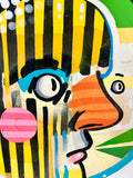 “Record Face” original artwork by Dan Duffy