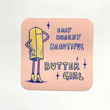 Sticker - butter girl
