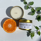 Clementine+Mint Scented Candle