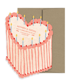 Heart Cake Birthday Collection - Die Cut Card