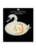 Swing-Hinge Folding Compact Mirror - Butter Stick - Yellow