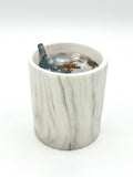 Biophilia: White Marble + Pure Fresh Air Scented Candle