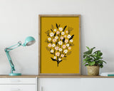 Sunshine Daisies - floral illustration prints
