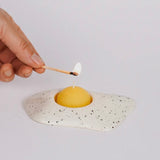 Ceramic Salt & Pepper Egg Tea Light Candle Holder