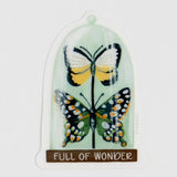 Full of Wonder Clear Vinyl Sticker