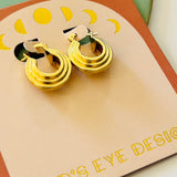 Mind’s Eye Deco Huggie Earrings