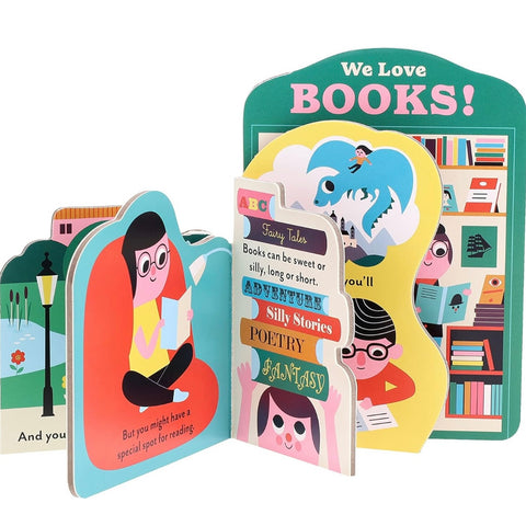 We Love Books!:a bookscape board book